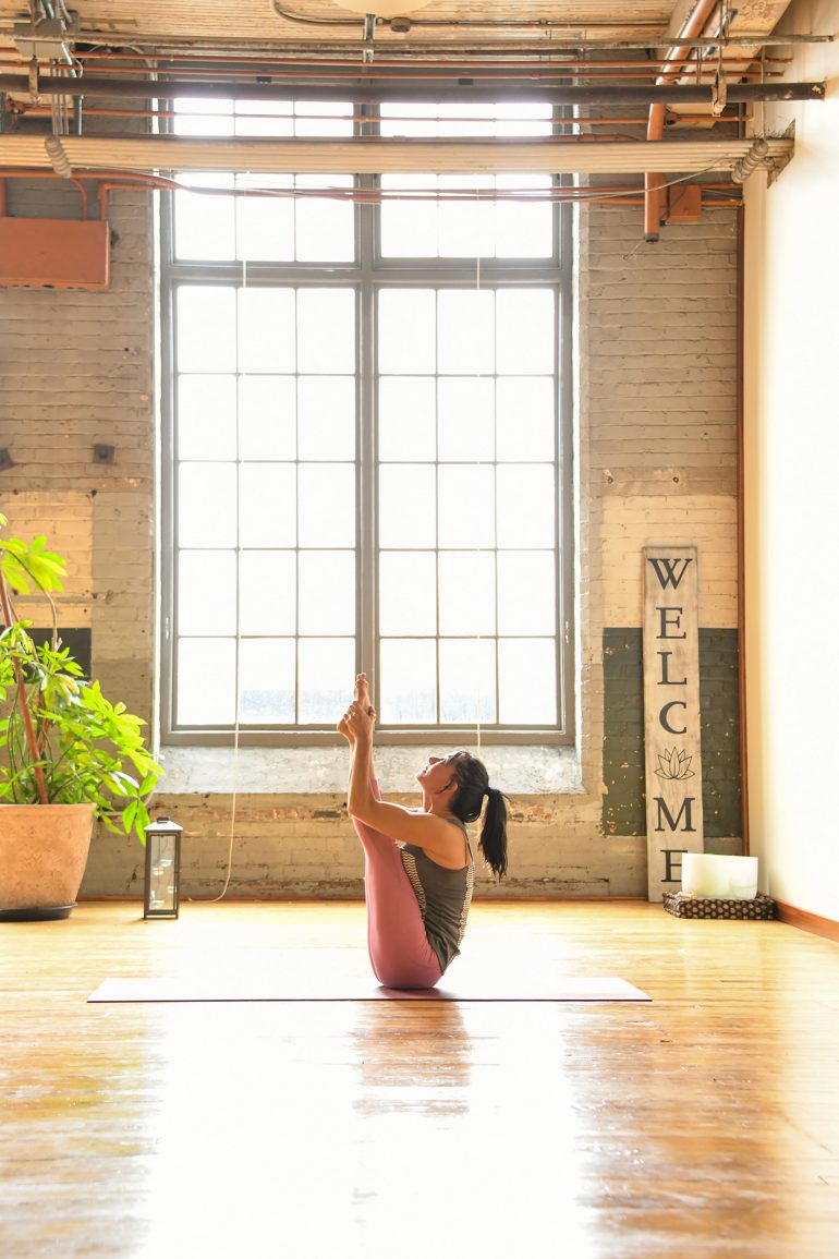 Yoga at Cotton Factory Building in Hamilton, Ontario