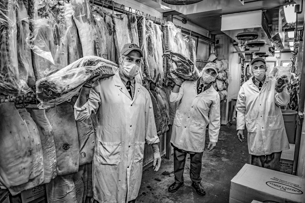 butchers at Pavão in Toronto by George Pimentel