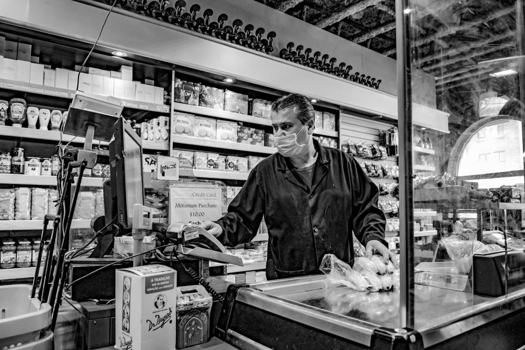 Grocery shopping in Toronto by George Pimentel