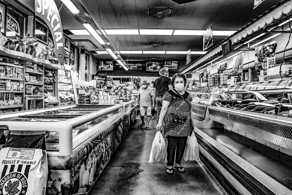 Luso–Life - Canada COVID Portrait - grocery shopping at Pavão in Toronto by George Pimentel