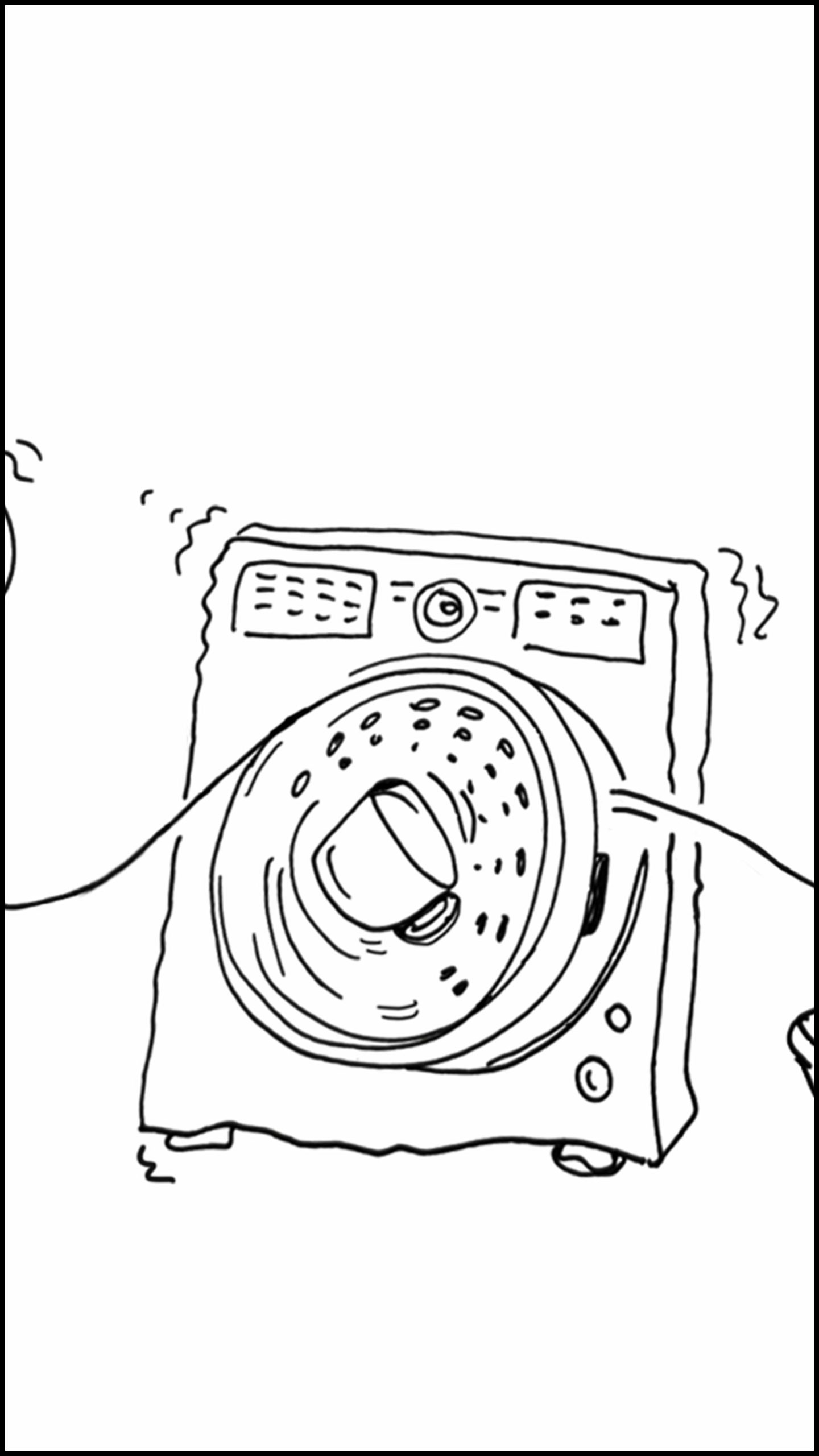 boring appliance doodle by Stella Jurgen