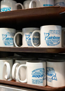 mugs at The Rainbow Restaurant Oshawa
