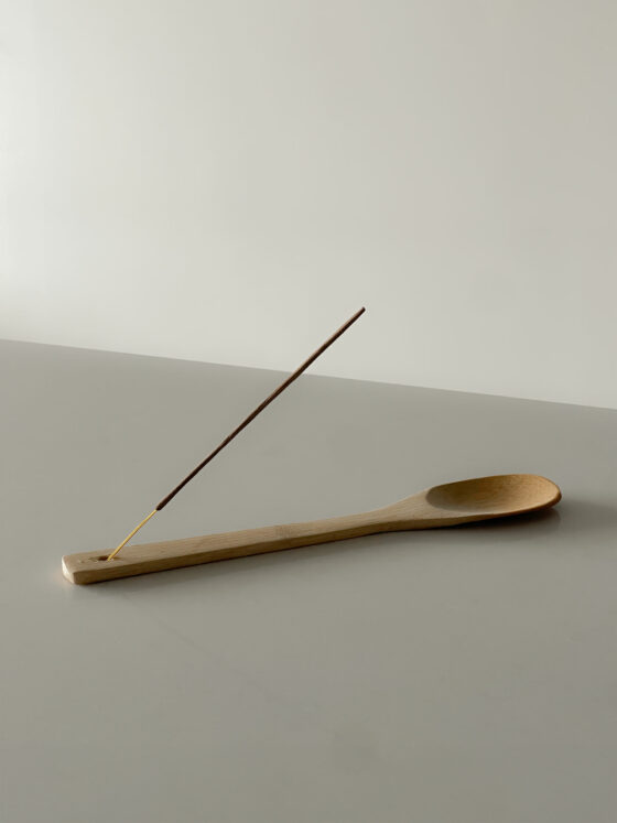 Incense holder - wooden spoon