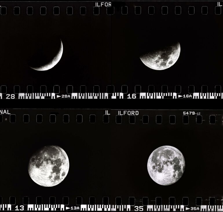 Moon on film