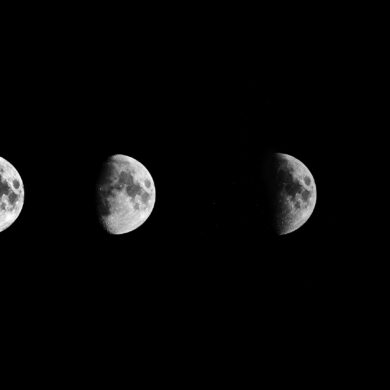 Moon phases on film